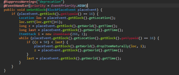 Spigot Plugin Code